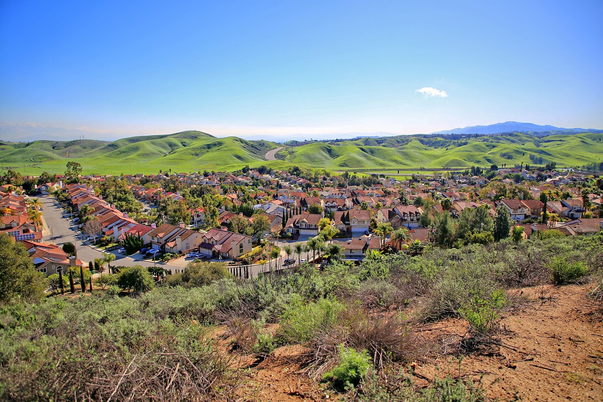 钻石吧 · Diamond Bar · 住宅与山丘景观