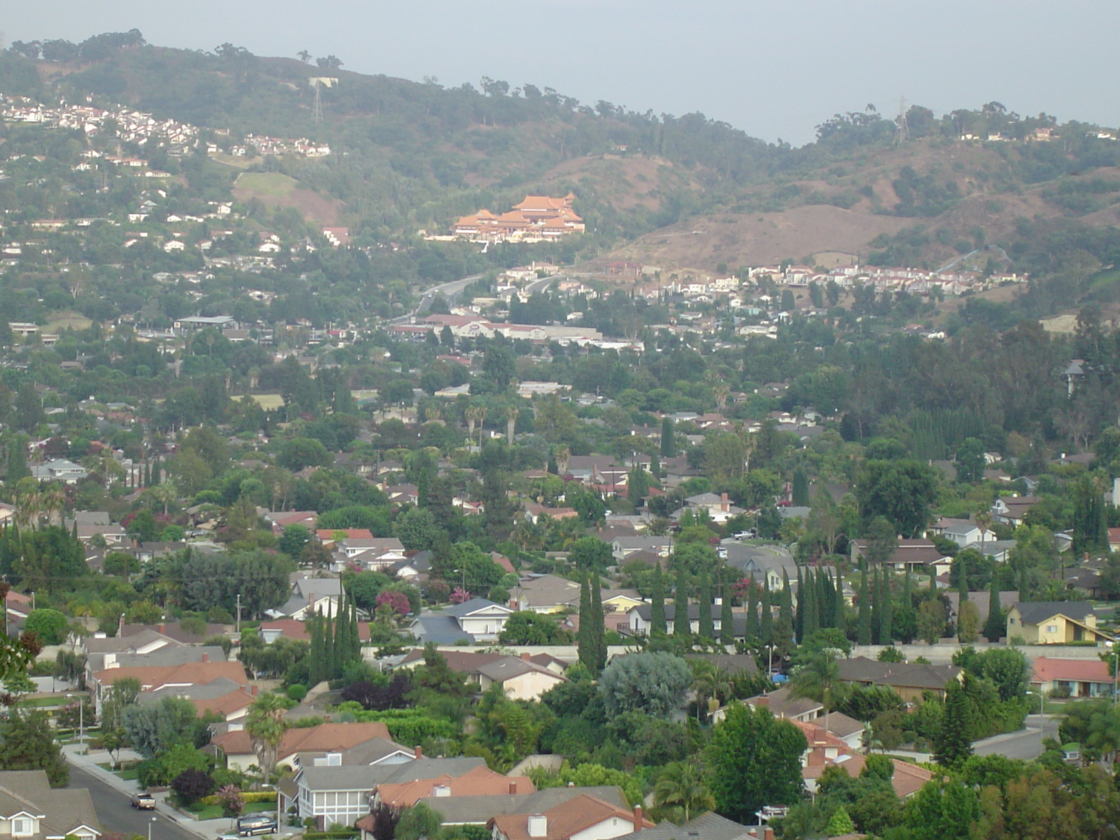 哈岗 · Hacienda Heights · 西来寺与周边景观